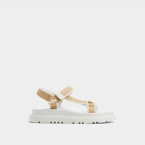 Aldo Women's Oceana Sandals - Cream and White NWT Size 5